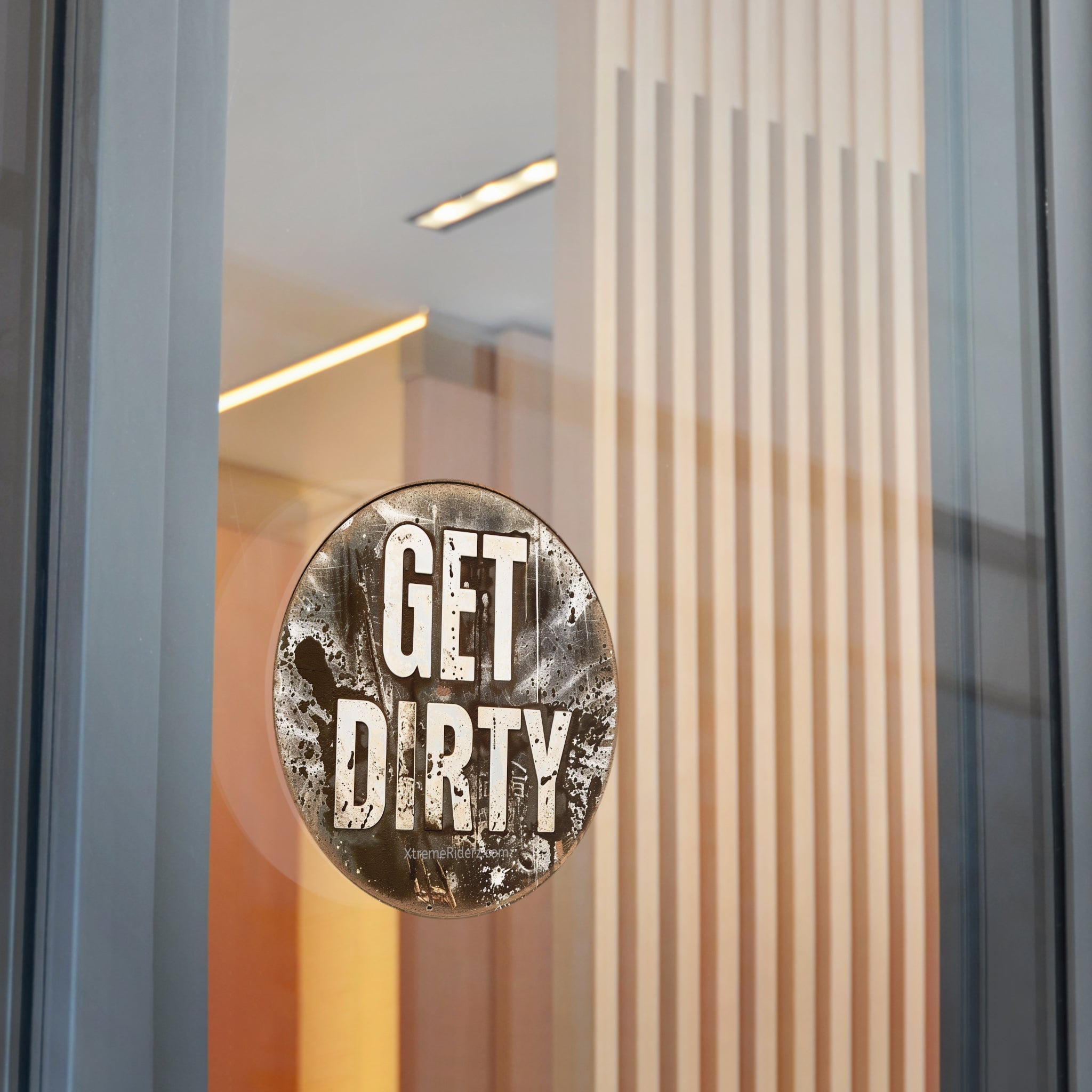 Get Dirty ATV- Xtreme Riderz - Round Vinyl Sticker